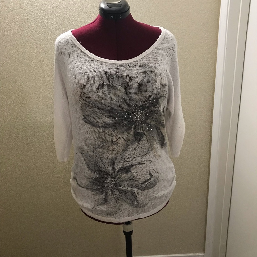 White Knit Tunic